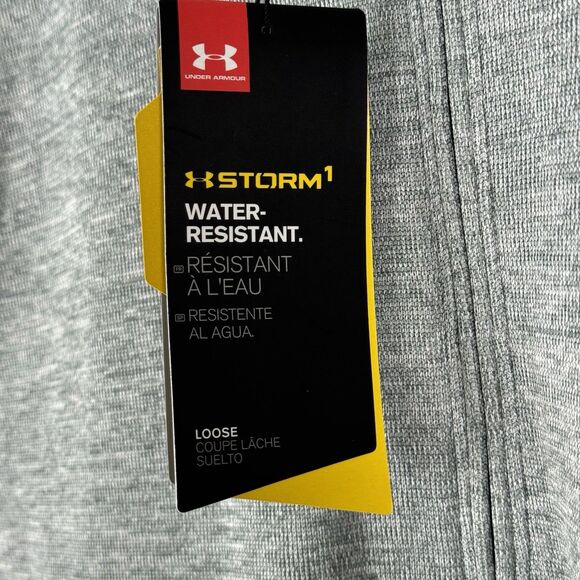 Under Armour Golf Vest Size XL Grey Heather 1/4 Zip Storm Water Resistant NEW - Picture 5 of 9